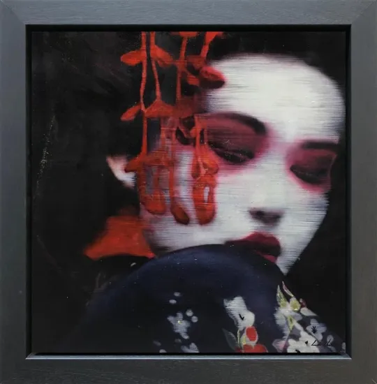 Hanaryo - Original - Black - Framed