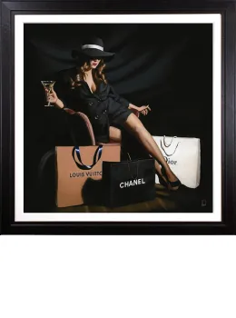 Handbags & Gladrags - Canvas - Black Framed