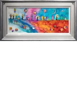 Happy Valley - Silver-Blue Framed