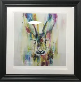 Hare - Escape - Small - Framed