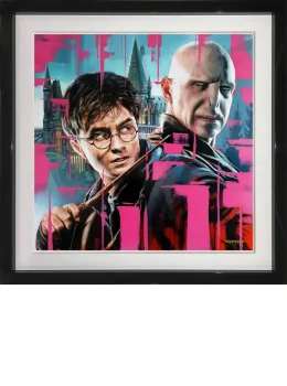 Harry's Riddle - Original - Black Framed
