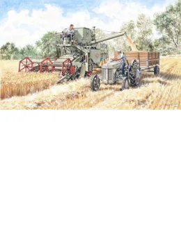 Harvest '64 - Dark Wood Framed