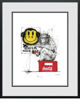 Have A Nice Day - Black Framed