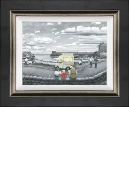 He Always Gets More Than Me - Canvas - Black Framed