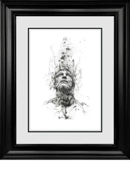 He Can't Help You - Original - Black Framed