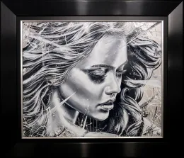 Heartstrings - Limited Edition On Aluminium - Black Framed