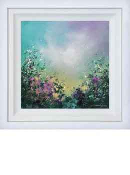 Heavens Gate - Original - White Framed