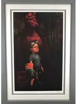 Hell Yeah (Hell Boy) - Framed