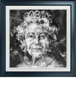 Her Majesty (The Queen) - Black Framed