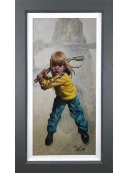 Here Comes The Bride - Canvas - Grey Framed