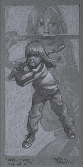 Here Comes The Bride - Sketch (The Bride, Kill Bill)
