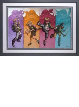 Heroes In A Half Shell - Grey Framed
