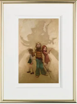 Hi Girls...Hi Charlie - Framed