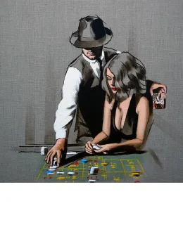 High Rollers - Sketch - Mounted
