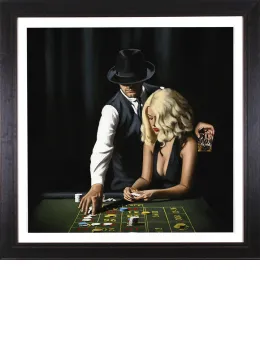 High Rollers - Canvas - Black Framed