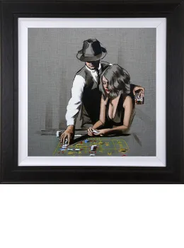 High Rollers - Sketch - Original - Black Framed