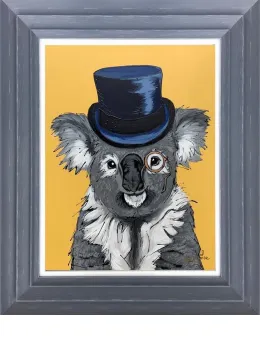 High Society - Original - Dark Grey Framed