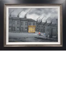 Hit The Brakes - Canvas - Black Framed