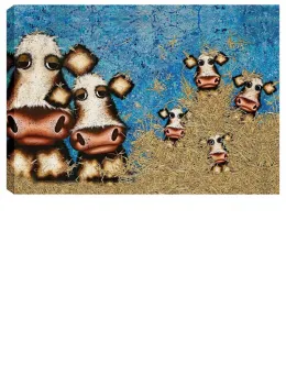Hit the Hay! It's Pasture Bedtime - Box Canvas