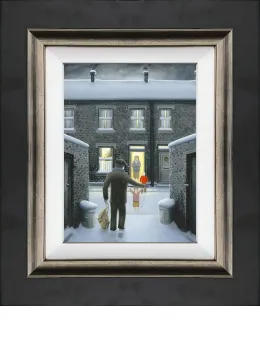 Home For Christmas - Canvas - Black Framed