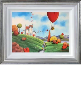 Home is Where The Heart Is - Original - Silver Framed