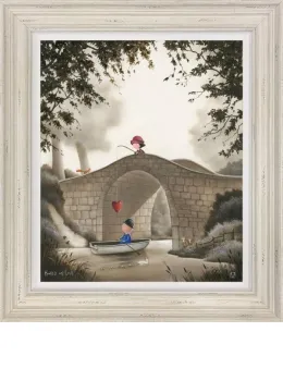 Hooked On Love - Cream Framed