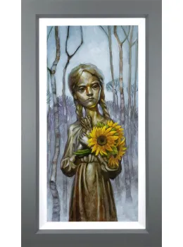 Hope For Ukraine - Canvas - Grey Framed