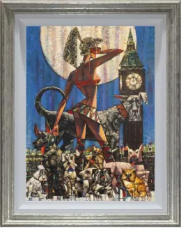 Hounds Of The Baskervilles - Original - Silver Framed