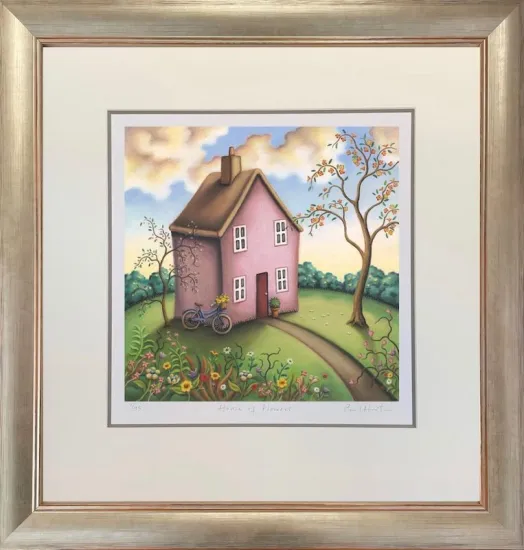 House Of Flowers - Framed