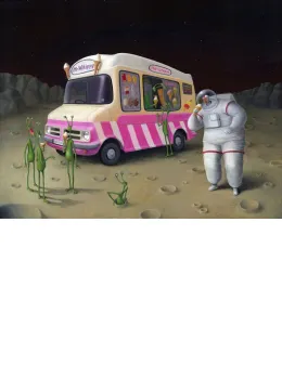 Houston We Have A Problem - Mounted