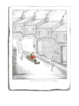 How Do We Stop This Thing? - Sketch - Mounted