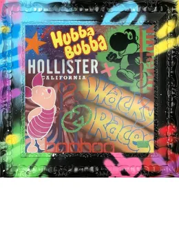 Hubba Bubba - Original - Multi Colour Framed