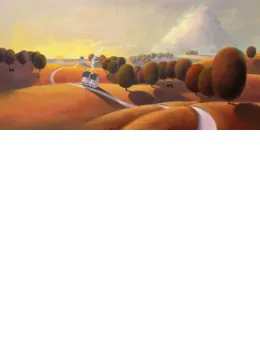 Hues Of Gold - Mounted