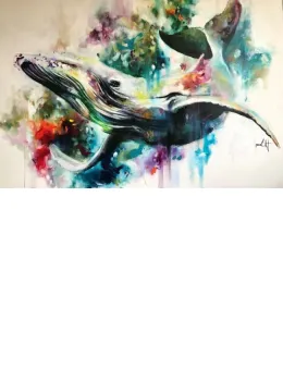 Humpback (Whale) - Framed
