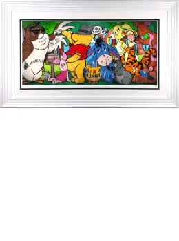 Hundred Acre Weed - White Framed