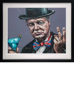 I Am Easily Satisfied With The Best - Artist Proof Black Framed