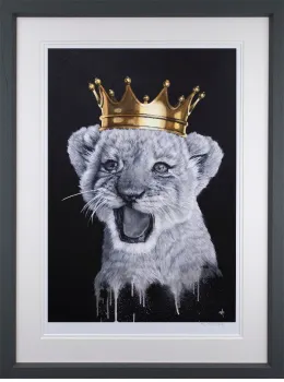 I Just Can't Wait To Be King - Black Framed