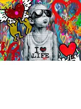 I Love Life - Board With Slip