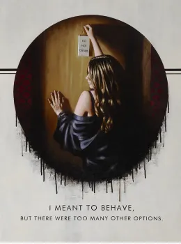 I Meant To Behave - Mounted