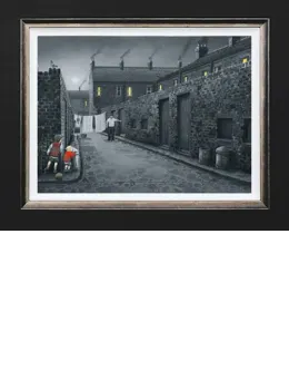 I Think He Means It This Time - Canvas - Framed