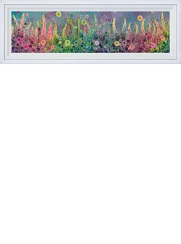 I Wake Up And Adore You - Original - White Framed