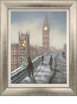 I Won't Look Back - Canvas - Silver Framed