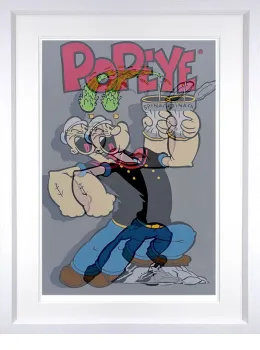 I Yam What I Yam - White Framed