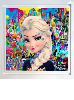 Ice Ice Baby - White Framed