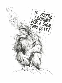 If You're Looking For A Sign - Mounted