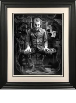 I'm Not A Monster (Black & White) - Artist Proof Black Framed