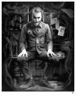 I'm Not A Monster (Black & White) - Mounted