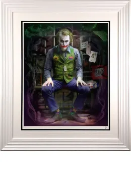 I'm Not A Monster (Colour) - Artist Proof White Framed