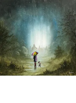 I'm Only Happy When It Rains - Paper - Mounted