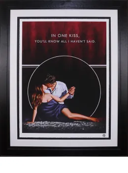 In One Kiss - Black Framed